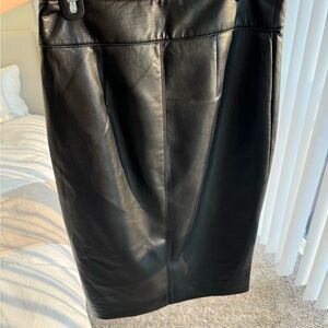 Aritzia vegan leather skirt